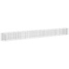 vidaXL Garden Raised Bed 157.5"x31.5"x31.9" Galvanized Steel Silver - 2 of 4