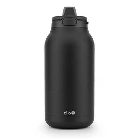 Ello Cooper Stainless Steel Water Bottle with Straw and Carry Handle,  Double Walled and Vacuum Insulated Metal, Leak Proof Locking Lid with Soft