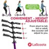 Lascoota Kick Scooter for Adults & Teens. Lightweight Foldable Adult Scooter with Large Sturdy Wheels 220lbs (Teen, Purple) - 2 of 4