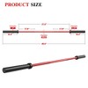 COZONY 7 Ft Steel Barbell Bar with 1500 Lbs Capacity, Heavy-Duty Weightlifting Bar for Squat, Deadlift, Curl, Bench & Overhead Press - 2 of 4