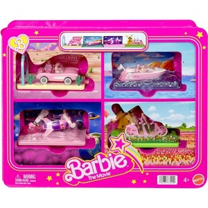 Barbie Mini BarbieLand The Movie Vehicle Collection, Includes 8 1.5-inch Dolls & 4 Vehicles Inspired by The Film - 1 of 4