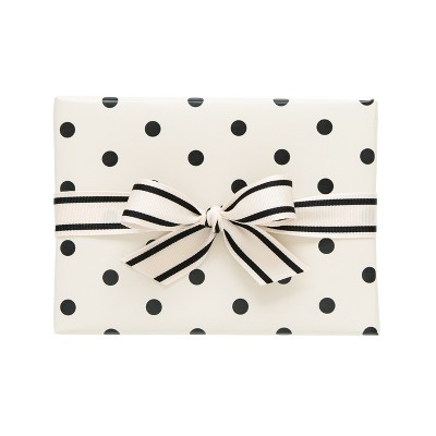 black and white polka dot wrapping paper target