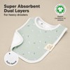KeaBabies 8-Pack Organic Baby Bibs for Boy, Girl, Drool Bibs, Baby Bib for Girls, Boys,  Newborn Teething Bibs - 3 of 4