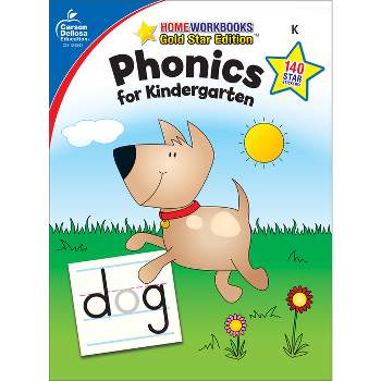 Phonics for Kindergarten, Grade K - (Home Workbooks) (Paperback)