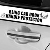 Unique Bargains Universal Self-Adhesive Bling Faux Crystal Car Door Handle Protector 6 Pcs - 2 of 4