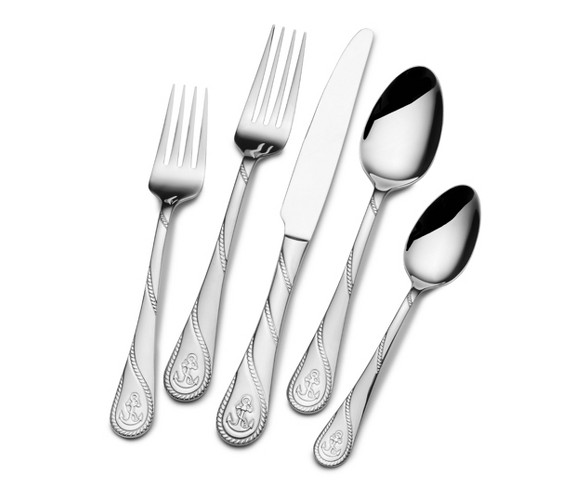 Towle Everyday&#174; Anchor 20pc Stainless Steel Silverware Set