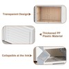 Portable Stackable Shoe Rack Organizer with Magnetic Clear Doors – Large Plastic Storage Bins for Closet & Entryway - 4 of 4