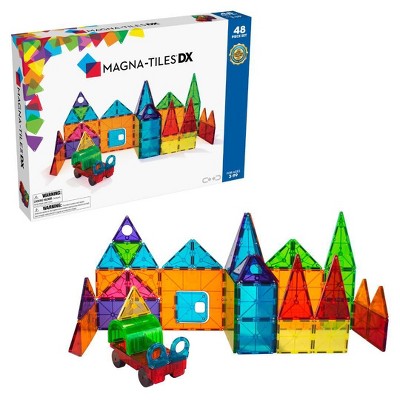 Magna Tiles Clear Colors 48Pc Set – Kidding Around NYC