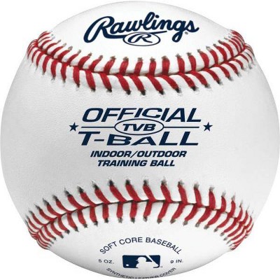 Rawlings 6U T Ball 2pk - White