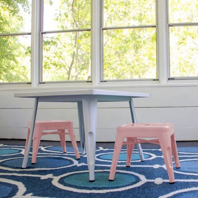 kids pink stool