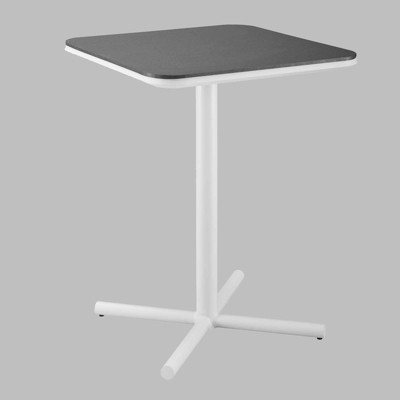 Raleigh Outdoor Aluminum Square Bar Table - White - Modway