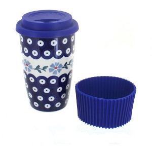 Blue Rose Polish Pottery K115 Manufaktura Travel Mug - 1 of 2