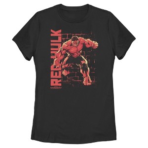 Women's Captain America: Brave New World Red Hulk Poster T-Shirt - 1 of 4