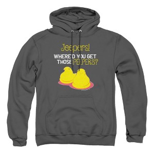 Peeps Easter Jeepers Where'd You Get Those Peepers Adult Pull-Over Hoodie - 1 of 4
