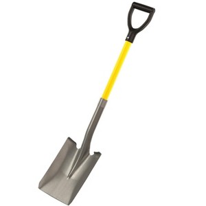 Bon Tool 28-109 Shovel -Squareuare Point 27-inch D Fiberglass Handle - 1 of 2