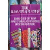 Kirkland Double-Sided Gift Wrap 3 Rolls Christmas Wrap 270 sq ft Blue/White/Navy - 3 of 3