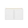 HOMLUX Easy-DIY 36 in W x 24 in D in Shaker White Ready to Assemble Wall Refrigerator Kitchen Cabinet with 2 Doors - 4 of 4