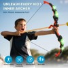 Vatos 2 Pack Bow and Arrow Toy for Kids Outdoor Activity Toys Birthday for Boys Girls 5-12 Year Old - 3 of 4