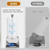 Hachikiko Heavy Marble Base Paper Towel Holder Countertop - Standing Paper Towel Roll Holder with Weighted Base, White Marble - 4 of 4