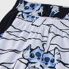 Girls' 4pc Lilo & Stitch Long Sleeve Halloween Pajama Set - Black - 4 of 4