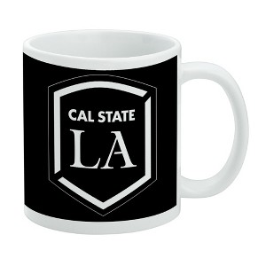 California State University Los Angeles Secondary Logo Ceramic Coffee Mug Novelty Gift Mugs for Coffee Tea and Hot Drinks 11oz White - 1 of 4