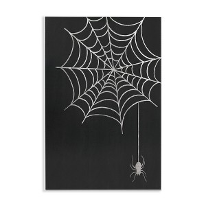 Stupell Industries Casual Black Hanging Spider Web Wall Plaque Art - 1 of 4