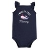 Hudson Baby Infant Girl Cotton Sleeveless Bodysuits, Whaley Cute Girl - image 3 of 4