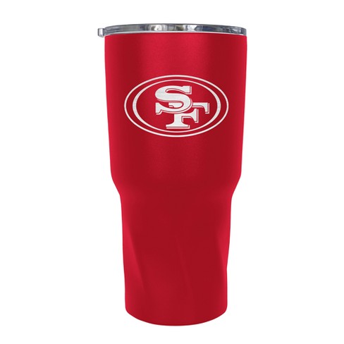 San Francisco 49ers Insulated 18oz Stainless Travel Mug - Sunburst  Reflections