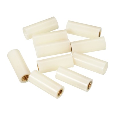 Unique Bargains Screw-on Snooker Billiard Pool Cue Tips Ferrules 30 Pcs