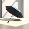 Unique Bargains Portable Umbrella 8-Rib Cute Design Manual Sun Protection Impact Cloth Vinyl 39.37"x27.17" 1 Pcs - 2 of 4
