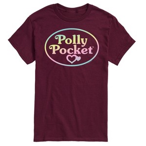 Men's - Polly Pocket - Polly Pocket Ombre Logo Short Sleeve Graphic T-Shirt - 1 of 4