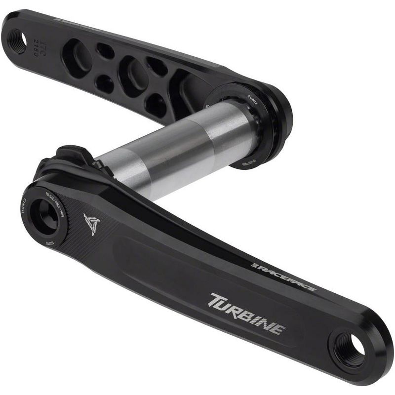 RaceFace Turbine Crankset - 175mm, Direct Mount, 143mm Spindle with CINCH Interface, 7050 Aluminum, Black, 2 of 5
