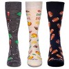 MeMoi Men's 3 Pair Pack Novelty Sports Crew Socks - 2 of 4