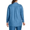 Lands' End Women's Indigo TENCEL™ Fiber Shirt - 2 of 4