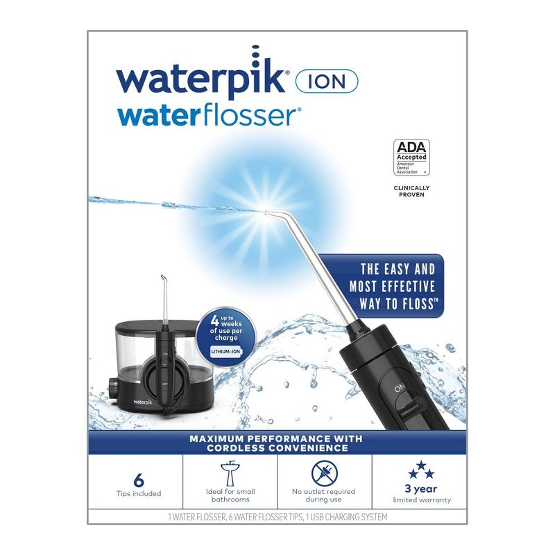 Waterpik Cordless Countertop Water Flosser, 3 of 15