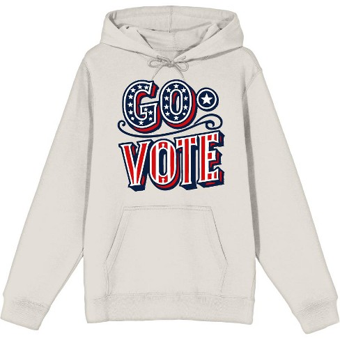 Go Vote! Adult Long Sleeve Hoodie - image 1 of 2