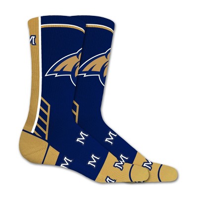  NCAA Montana State Bobcats Tailgate Crew Socks L 