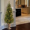 4' Prelit Pencil Montclair Spruce Artificial Christmas Tree Clear Lights - National Tree Company - 2 of 4