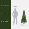 LuxenHome 6Ft Holiday Artificial Pampas Grass Tree in Green - 4 of 4