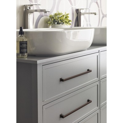 Oil Rubbed Bronze 12-5/8 Inch Modern Bar Cabinet Pull