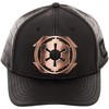 Star Wars Scout Trooper Steel Logo Faux Leather Snapback Hat Cap Black - 2 of 4