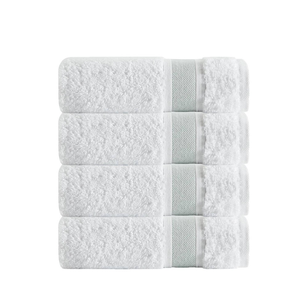 Photos - Towel 4pc Unique Bath  Set Green - Depera Home: Luxury Heavyweight 550-800