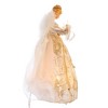 Kurt Adler UL 10-Light 12" Ivory and Gold Angel Treetop - 3 of 4