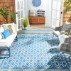 Courtyard CY8531 UV & Stain Resistant Non-Shedding Power Loomed Indoor/Outdoor Rugs - Safavieh - 2 of 4