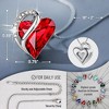 Necklaces for Women - HTUTWOO™ Infinity Love Birthstone Heart Crystal Pendant, Birthday Jewelry Gifts for Her, Mom, and Wife - 3 of 4