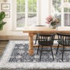 GAOMON Area Rug Vintage Floral Rug Washable Area Rugs for Living Room Non-Slip Low Pile Floor Carpet - 3 of 4