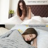 Costway 15lbs/20lbs Weighted Blanket Twin/Full Size 100% Cotton w/ Super Soft Crystal Cover - 4 of 4
