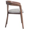 Zuo Cairo Dining Chair Dove Gray & Walnut - 3 of 4