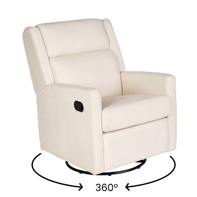 Lucy Off-White Fabric 3-in-1 Manual Recliner