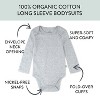 Honest Baby 10-Pack Organic Cotton Long Sleeve Bodysuits - 3 of 4